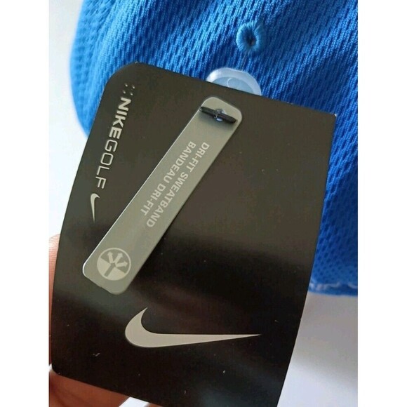 Nike Dri-FIT Stretch Sandwich Bill Cap 333115 Pacific Blue M/L Origin Group New - Picture 6 of 9